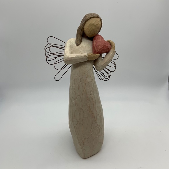 Vintage Willow Tree Angel of Heart Figurine Damdaco 2000 Susan Lordi - Picture 1 of 11